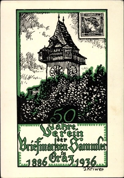 Künstler Ak Graz Steiermark, 50 Jahre Verein der... - 10439442