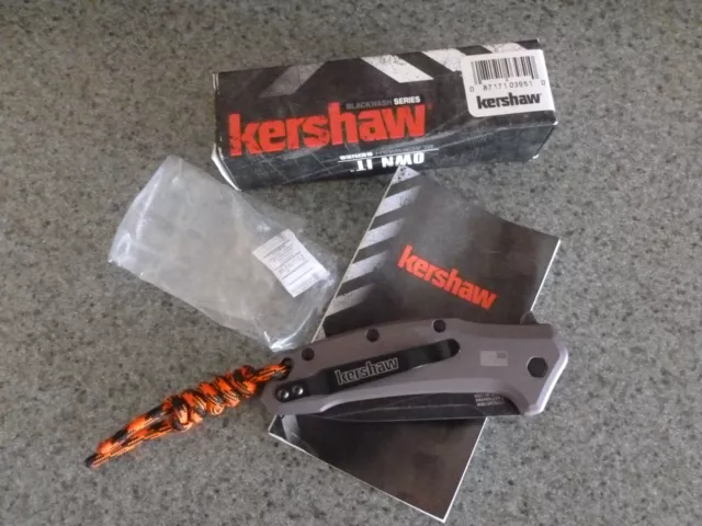 Kershaw LINK 1776 GRY BW Blackwash Series