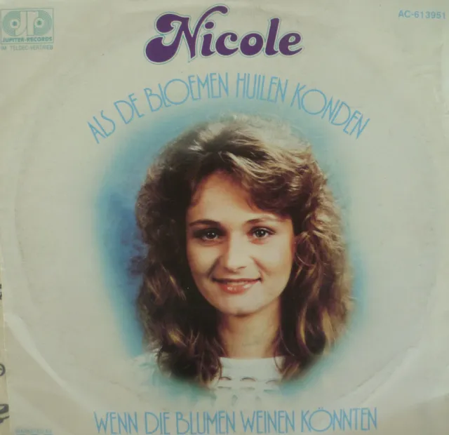 7" 1983 NL-PRESS MINT- ! NICOLE : Als de Bloemen huilen konden