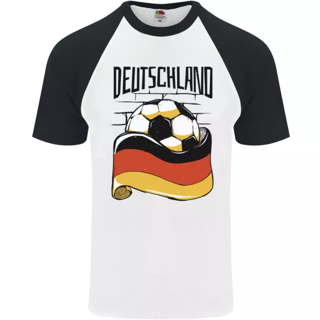 Allemagne Football Allemagne Allemand Football HOMMES S/S Baseball T-Shirt