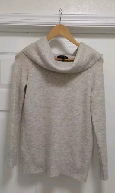 Banana Republic Sweater Women's Small Long Sleeve Merino Wool Alpaca Cowl Neck