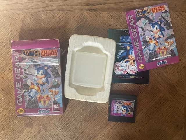 Sonic chaos gamegear complet - Jeux vidéo
