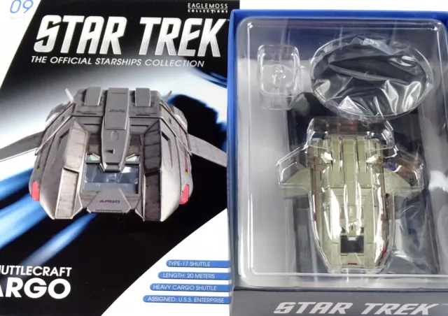 Star Trek Eaglemoss Collection Special #09 Shuttle Argo Der Enterprise 1701E Uk