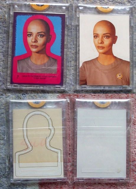 TOPPS VAULT '03 STAR TREK TMP Orig 4 pc. ILIA Photo Proof STICKER Acetates '79 TOPPS VAULT '03 STAR TREK TMP Orig 4 pc. ILIA Photo Proof STICKER Acetates '79