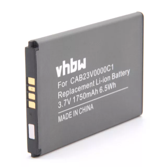 Batterie pour Alcatel One Touch Link Y800, Y800Z 1750mAh 3,7V Li-ion