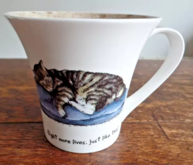 Hudson & Middleton Magnificent Moggies Mug Eight More Lives  By Anna Danielle