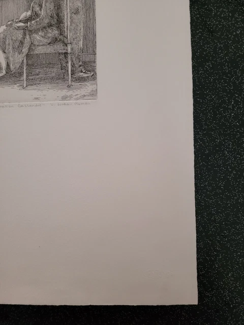Véronique JORDAN-ROMAN (1943-1991) eau forte ? Lithographie - Numérotée signée 9