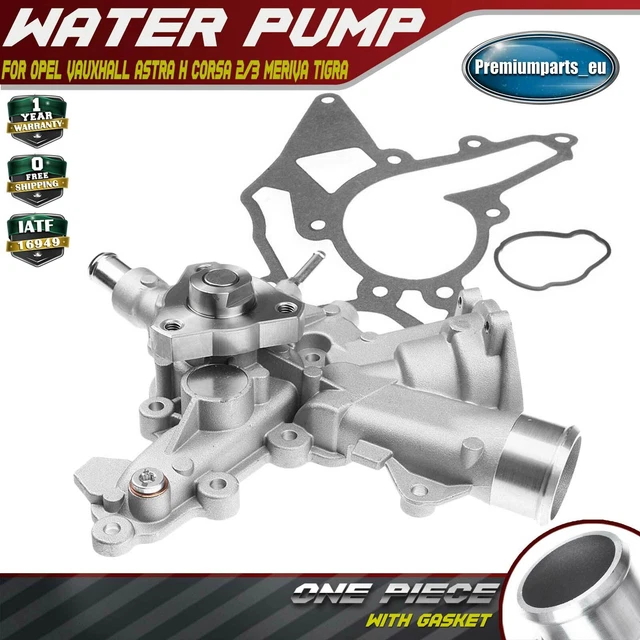 WATER PUMP W/ Gasket for Opel Vauxhall Astra Corsa Meriva Tigra 1334145