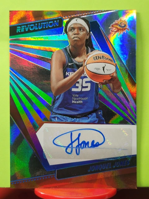 2022 Revolution WNBA Auto Infinite #AG-JQJ Jonquel Jones /25 Connecticut Sun