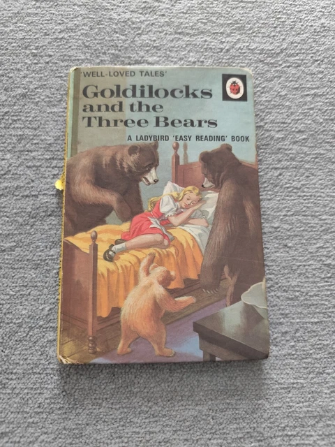 VINTAGE LADYBIRD BOOK Goldilocks And The Three Bears, Well Loved Tales ...