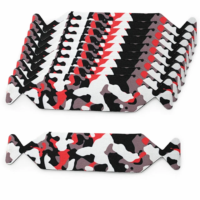 20 x MicroFine Camo Squeegee Cover Wings Stripes Pad Felt Window Tint No-Scratch