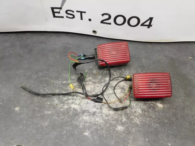 Harley Shovelhead Panhead Bates 100 Saddle Bag Lights #2   2463