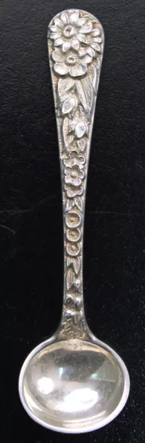 Kirk & Son Inc Sterling Repousse 2 3/8" Salt Spoon