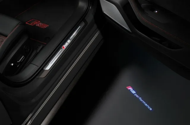 Einstiegsleuchten Original Audi Ringe LED Schriftzug Projektor  Türbeleuchtung 4G0052133G