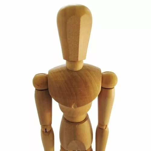 Maniquí de madera Jakar Artists con extremidades móviles maniquí humano 3