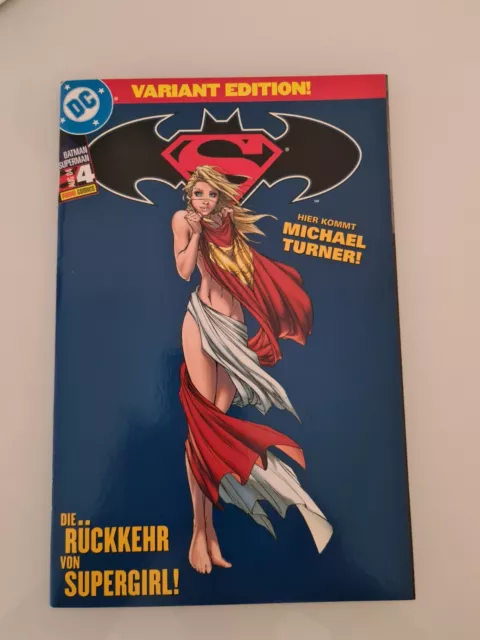 Batman/Superman #4 Variant Edition limitiert Michael Turner Supergirl