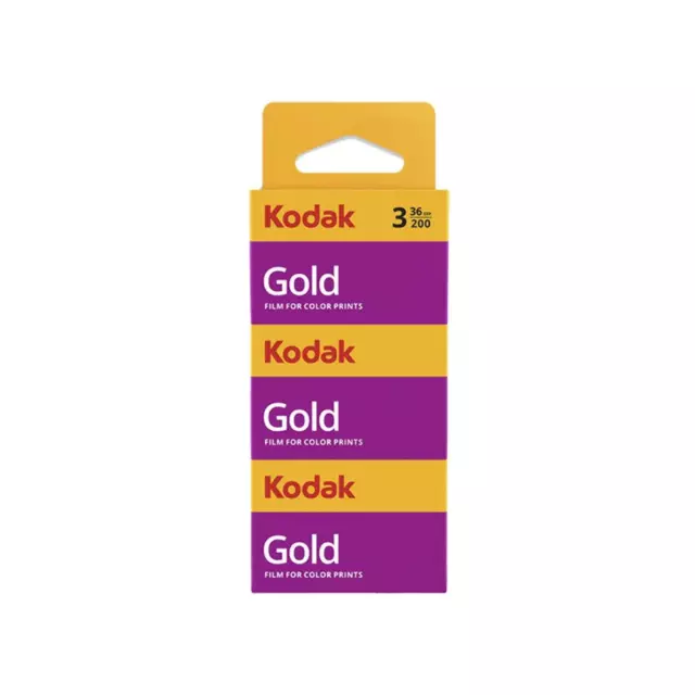 Kodak Gold 200 35mm Colour Film - 36 Exposures - 3 pack - Fresh UK Stock