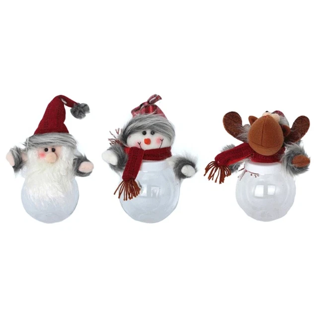 Decorative Storage Bottle Christmas Candy Jar Festival Ornament Party Funny Gift