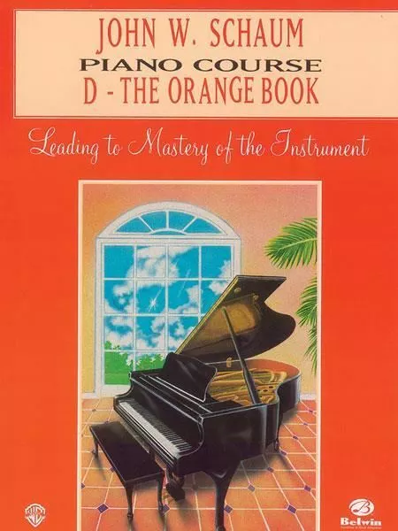 Schaum Piano Course D (orange) Piano Music  Schaum, John W.