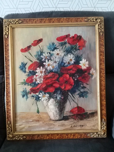 TABLEAU ANCIEN SIGNÉ& J. DUCORNEZ