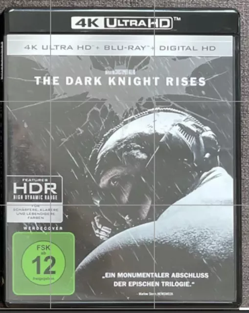 The Dark Night Rieses  4K Ultra HD + Bluray Zustand Wie Neu Deutsche Version!