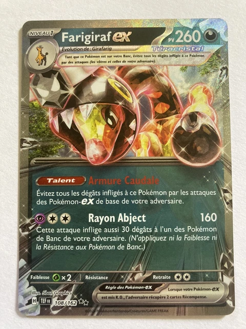 Pokémon TCG Farigiraf Ex 108/162 Holo Rare - Temporal Forces Pokémon TCG Farigiraf Ex 108/162 Holo Rare - Temporal Forces