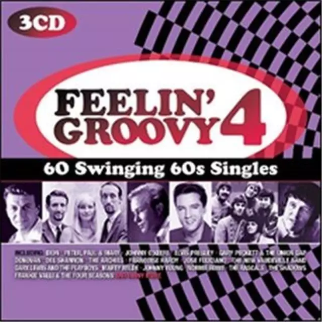 FEELIN' GROOVY 4 3CD NEW Dion Peter Paul & Mary Johnny O'Keefe Archies Rascals