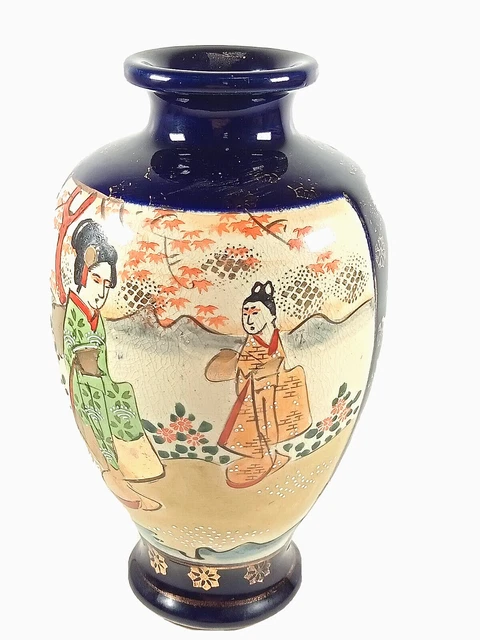 Japanische Satsuma Porzellanvase