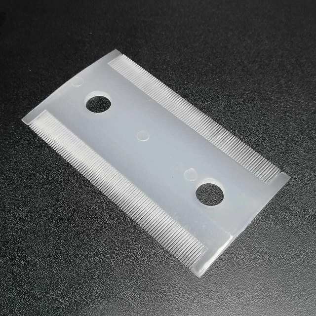 Double Sided White NIT Comb For Head Lice Detection 10 Pieces NSR2808ARB1