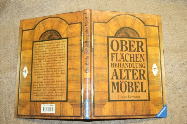 Fachbuch Möbelrestaurierung Restaurator Furnier Oberflächenbehandlung Vergolden