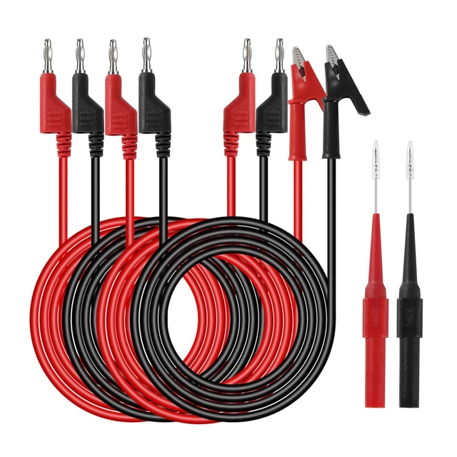 Sonde De Mesure Chauvin Arnoux Kit De Câbles De Mesure Chauvin Arnoux - Fiche Sécurité 4mm Vers Prise 4mm - 0.85m Rouge Et Noir Câbles Mesure Sonde De Mesure Chauvin Arnoux Kit De Câbles De Mesure Chauvin Arnoux - Fiche Sécurité 4mm Vers Prise 4mm - 0.85m Rouge Et Noir Câbles Mesure