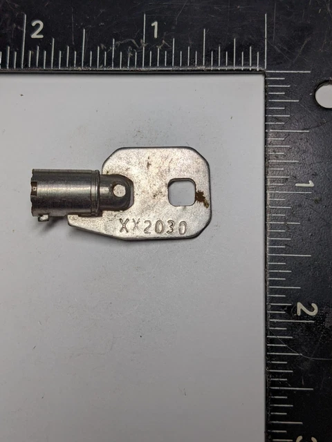Vintage Arcade Vending Machine Slot Tubular Barrel Key Ace Chicago # Xx2030 Vintage Arcade Vending Machine Slot Tubular Barrel Key Ace Chicago # Xx2030