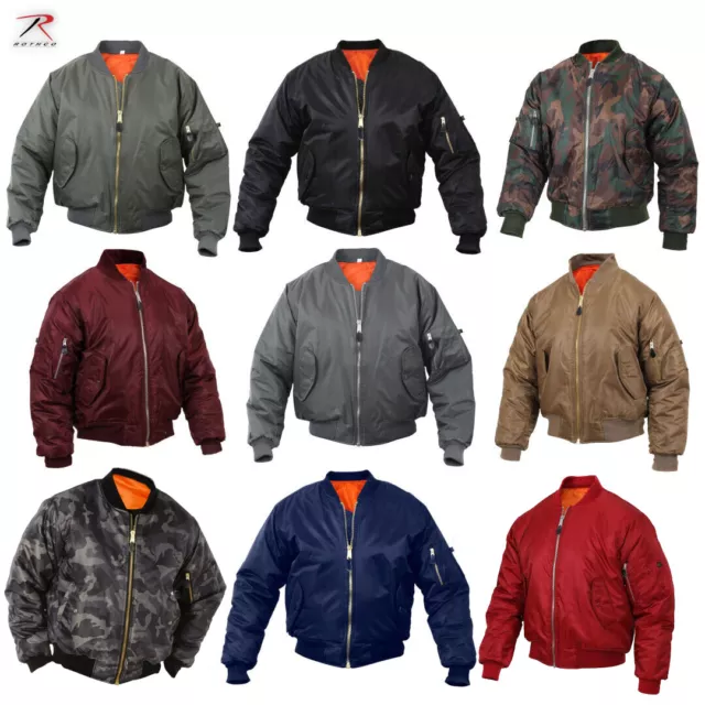 Rothco MA-1 Air Force Military Reversible Flight Jacket (Choose Sizes)