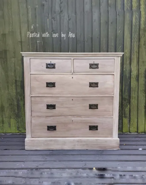 Victorian Large  Chest Of Drawers