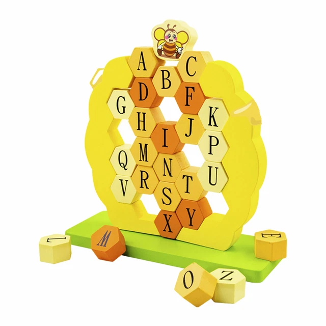 ABC Stacker Motor Skill Preschool Sensory Toys Activity £20.13 ...