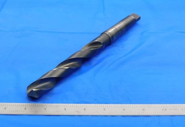 Usa Made 7/8 O.d. Hss Twist Drill Bit Morse Taper #3 Shank .875 Mt3