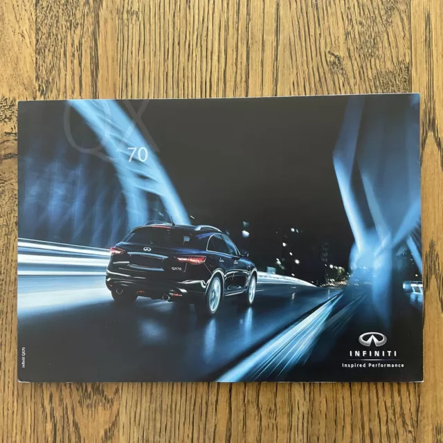 2014 Infiniti Qx70 3.5 5.0 Australia Prestige Brochure Original