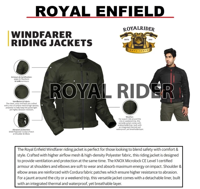 royal enfield windfarer jacket