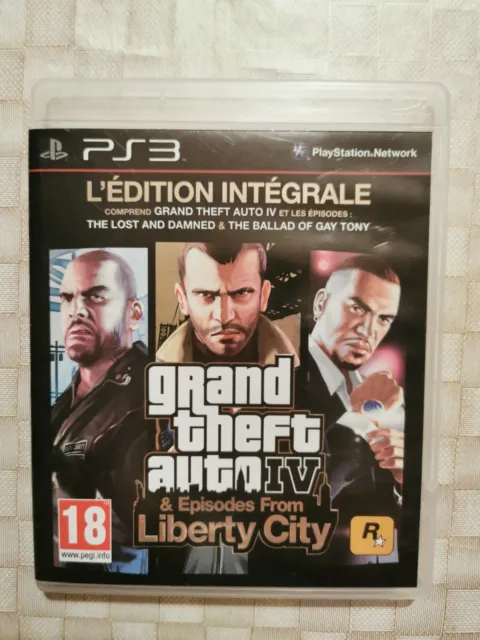 Jeu PS3 Grand Theft Auto IV & Episodes From Liberty City