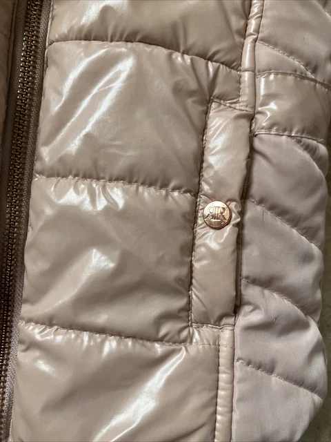 river island girls rose gold pink coat age 2-3 years 3