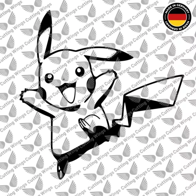 Pokemon Pikachu Aufkleber Auto/Fenster/Tür/CaseModding/WandTattoo