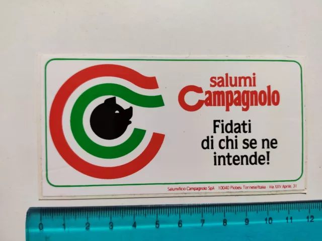 Adhesive Cold Cuts Campagnolo Sticker Autocollant Aufkleber Vintage 80s Original