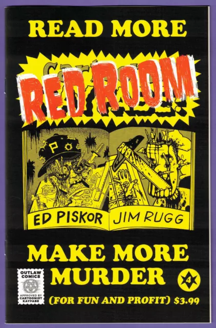 RED ROOM #4 1:5 KAYFABE VARIANT FANTAGRAPHICS ED PISKOR Actual Scans!