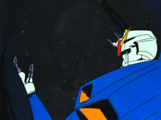 Mobile Suit Z Gundam - Zeta Gundam Japanese Original Anime Production Cel Art