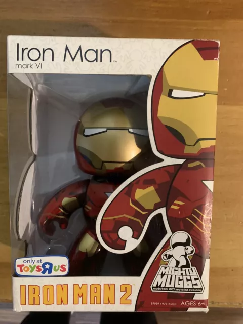 Marvel Iron Man 2 Movie Mark VI Mighty Muggs Vinyl Figure - (Toys R Us Exclusive