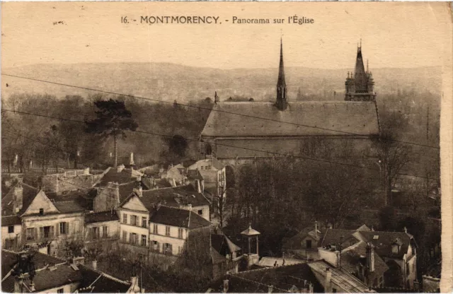 CPA Montmorency Panorama s l'Eglise FRANCE (1330869)
