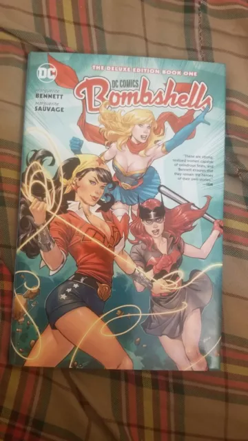 DC BOMBSHELLS DELUXE EDITION VOL #1 HARDCOVER Collects Issues #1-6 DC Comics HC