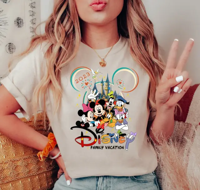 Personalized Disney Family Vacation 2023 Disney Matching Disney Trip Cute Tshirt