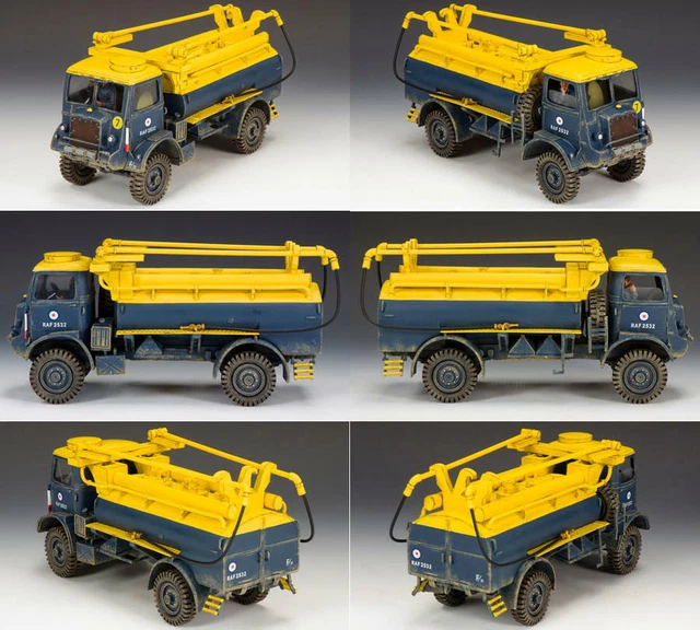 King & Country RAF027 – Bedford QL Fuel Bowser Version UK – Véhicule 1/30 Seconde Guerre