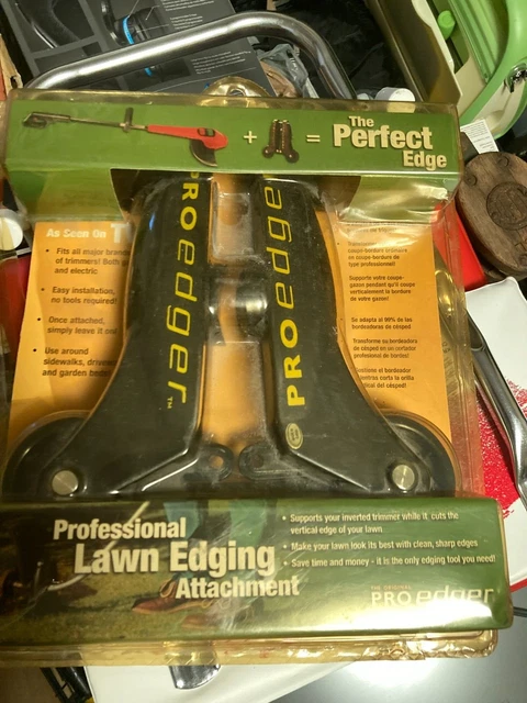 THE ORIGINAL PRO Edger Professional Lawn Edging Attachment NEW The ...